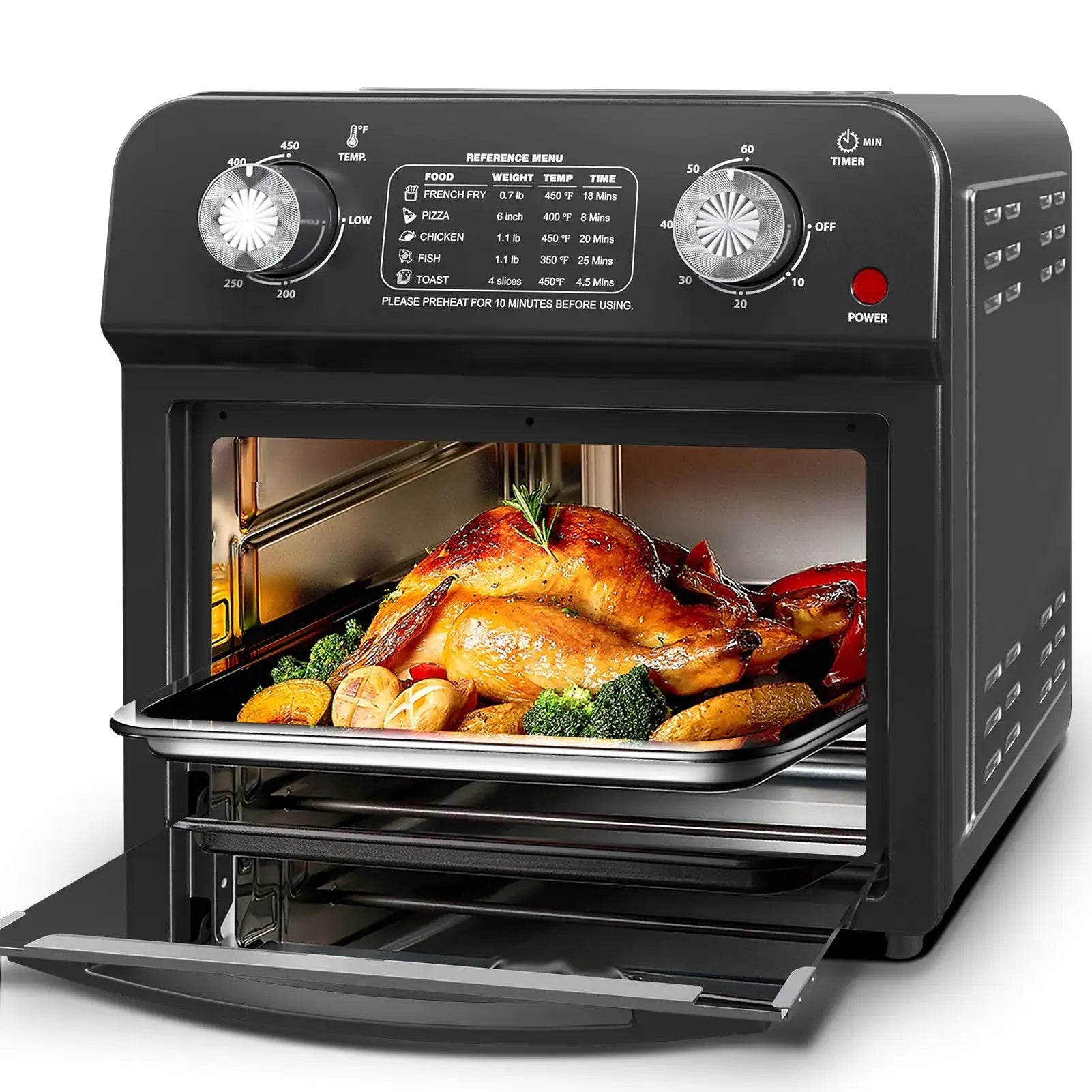 12L Dual-Control Healthy Air Fryer